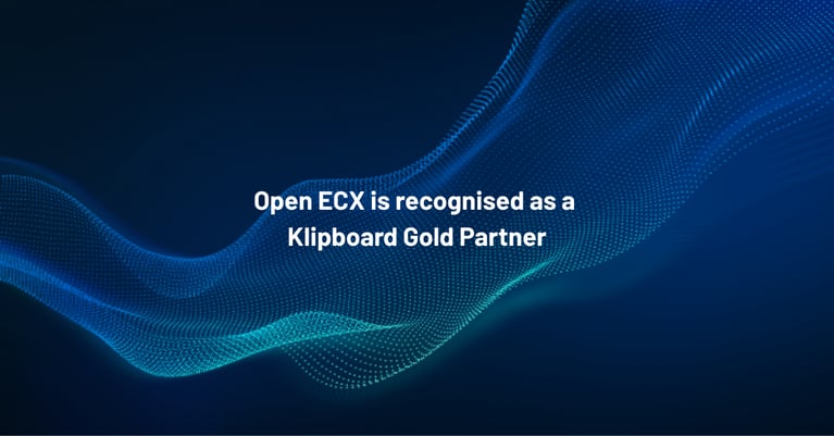 Open ECX recognised as Klipboard Gold Partner