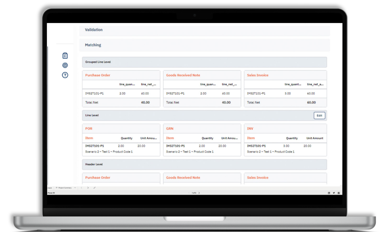 Open ECX Invoicing Dashboard