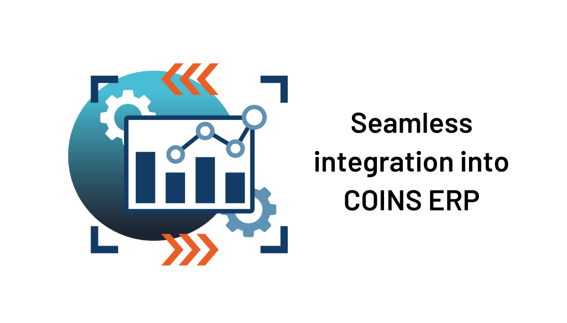 Seamless integration into COINS ERP