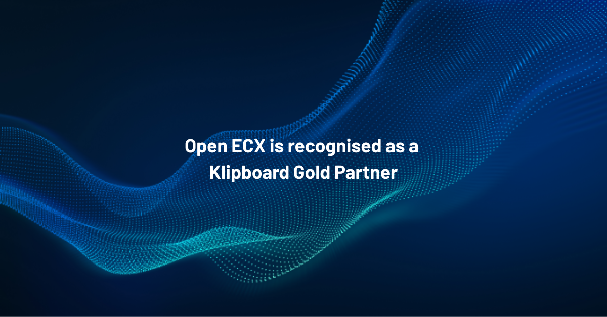 Open ECX recognised as Klipboard Gold Partner