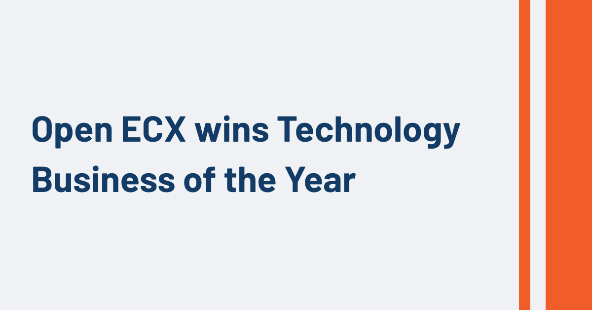 Open ECX Wins Technology Business of the Year at 2026 Business Awards